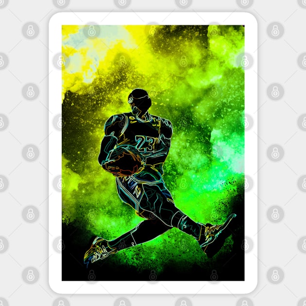 Soul of the basketball Sticker by San Creative